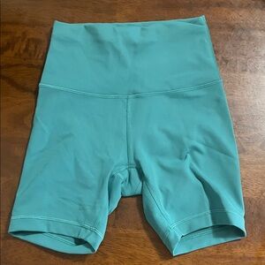 lululemon athletica Teal Bike Shorts